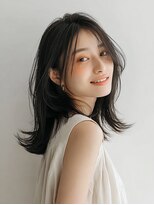 コトンアトリエ 人形町(COTON atelier) ダークパープル/ナチュラルショート/ミルクブラウン/夏/人形町