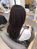 ルプラ アンテ(le-pla Ante)&nbsp;暗めレッドブラウン×ハッシュカット