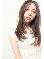 ルークス 中央林間(LOOOKS)&nbsp;サイドが短い前上がりセミロングヘア