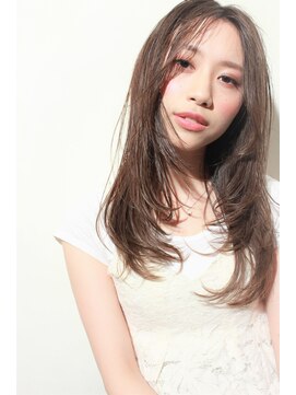 ルークス 中央林間(LOOOKS) サイドが短い前上がりセミロングヘア