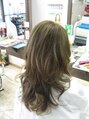 ヘアシック(Hair Chic) クセがあるのでアクティブかけて、カラーはマット系で。