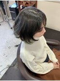 ハイライト×ブルージュカラー