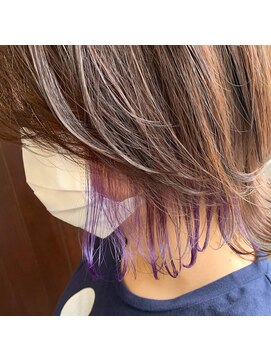 ヘア ケア ディエイチケー(HAIR CARE DHK) 外ハネ＋インナーカラー