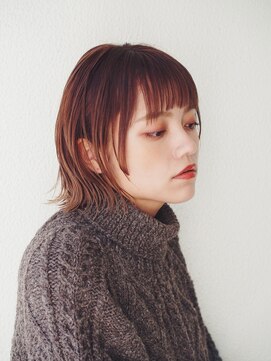 エラ(ELLA) ワイドバングこなれボブウルフ