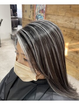 フォーク(FOLK) YAMATO おしゃれ白髪ぼかしハイライト