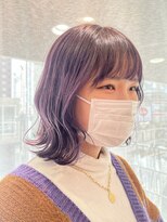 ヘアーアンドメイク ビス(HAIR&MAKE bis)&nbsp;色落ちの可愛さ抜群◎ラベンダーカラー♪【多田　華歌】
