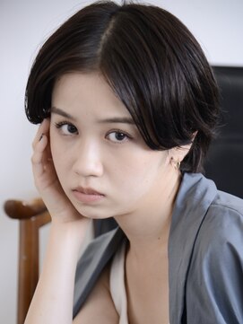 ロアーヘアー オペラオー 折尾店(RAWR hair Opera O) 【RAWR】黒髪ショート_ウザバング