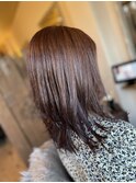 大人のセミロングスタイル