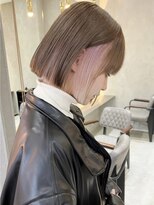 ロンドカスティーヨ 四日市(Lond castillo)&nbsp;【futaba】ボブ×ペールピンクのインナーカラー