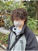 ウルフ波巻きパーマ