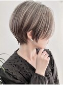 30代40代50代耳かけショート前髪なしハンサムショートカット9211