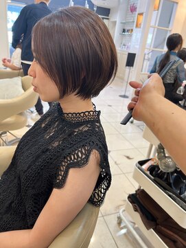 ヴィーヴォ 天六店(VIVO) 【VIVO】丸みショートボブ 抜け感大人ショートヘア