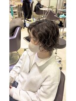 ノーム バイ アウラ(norm. by aura)&nbsp;マッシュショートウルフパーマ スパイラルパーマショート