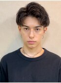 かきあげショート ワンカールで決まる メンズカット　東京　銀座