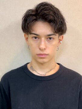 アンフィニー 銀座(ANFINI) かきあげショート ワンカールで決まる メンズカット 東京 銀座
