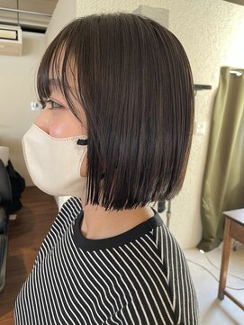 ワンコア (ONE CORE) 【ワンレンボブ】ミニボブオリーブベージュ