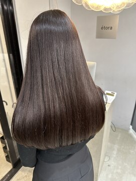 エトラ 渋谷店(etora) 艶髪 まろやかグレージュ 透明感 まろやかカラー