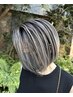 【草島指名限定】ホワイト系バレイヤージュ+カット
