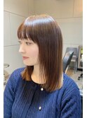ネオメテオストレートで艶髪