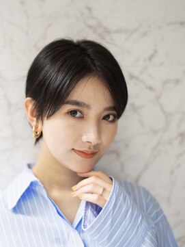 メモリーズ 表参道(Memories) 大人かわいい小顔ショートショートヘア30代40代50代白髪ぼかし