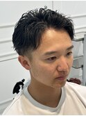 動きの出るニュアンスパーマ　