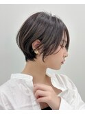 横顔美人ショート　熊本くびれショート　丸みショート　右田莉奈
