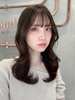 ロンド エスポワール 錦糸町(Lond espoir) ■ミニウルフレイヤーカット顔周りカット前髪カット韓国ロングe