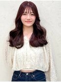 チェリーブラウン新宿韓国風ブリーチなしダブルカラー