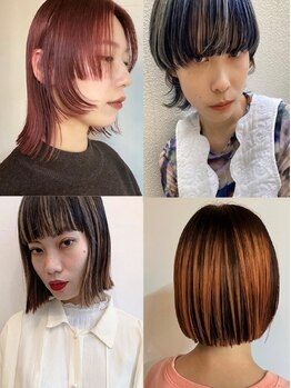 スイウ(suiu)の写真/最旬トレンドも意識しながらも個性が活きる素材感を大切にその人がもつ本来の<美しさ×魅力>をカラーで表現