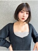 ショート ボブ インナーカラー 韓国風5611