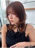 鎖骨ミディアム×レイヤーカット【自由が丘】