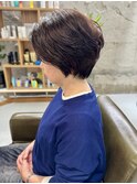 大人ショートボブ
