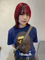 ヒカリス 中崎店(HIKARIS) デザインカラー　black×red