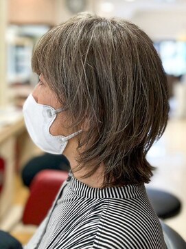 ヘアークリアー 川口鳩ケ谷 自然なレイヤーが映えるナチュラルウルフ