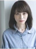 【emu井上信洋】大人かわいいミディアムレイヤーボブ【エミュ】