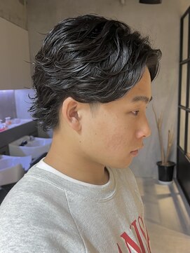エリマ 調布(elima) 調布ツイストスパイラルパーマレットヘアマッシュウルフカット