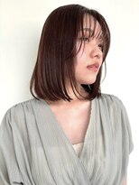 カバーヘア ブリス 志木南口駅前店(COVER HAIR bliss)&nbsp;ボブレイヤー×ダークアッシュ/ダークブラウン/透明感◎p志木