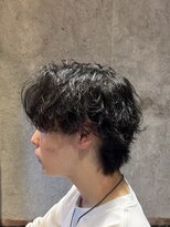 メンズココ 日本橋店(MENS COCO)&nbsp;強めシャドウパーマセンターパート