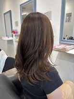 ヘアーサロン ラシア(hair salon Lasia)&nbsp;ミルクティーベージュ/毛先ワンカール/ブラウンベージュ/ツヤ髪