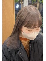 ニール 名古屋 伏見 丸の内(NEELU)&nbsp;【RIE】1ブリーチで作るほんのりラベンダーベージュ