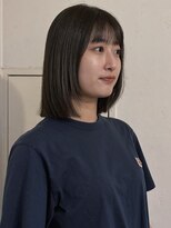 イルフレール(ill frere)&nbsp;ぱつっとボブ　前髪カット　透明感カラー　中津　梅田