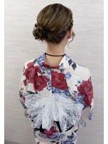 クラビス(CLAVIS)&nbsp;浴衣着付け　サイドアップ