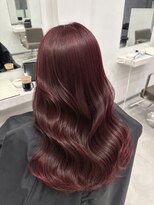 ヴェルア 四条烏丸(Velua) ブリーチなしダブルカラーで叶うチェリーレッドカラー