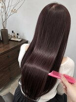 テーラヘアー 我孫子店(TELA HAIR)&nbsp;《絹髪カラー》カシスブラウン×髪質改善ロング