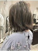【Marl黒髪卒業式】ハイライト入りグレージュカラー♪