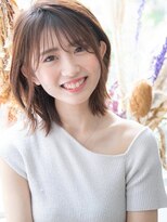 スイート ヘアデザイン(Suite HAIR DESIGN)&nbsp;《suite》レイヤーボブ　透明感カラー　ベージュ　大人可愛い