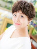 カバーヘア ブリス 上尾西口店(COVER HAIR bliss)&nbsp;★暖色系カラーxくせ毛カットマッシュショート20代30代40代★7