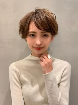 オーブ ヘアー テオ 秋田由利本荘梵天店(AUBE HAIR theo) AUBE HAIR_マッシュパーマ×ビターブラウン