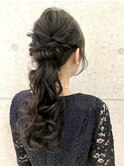 お呼ばれヘアセット