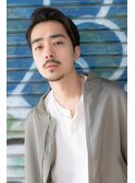 ビジネスツーブロックOK★かき上げトランクスヘアくせ毛風パーマ